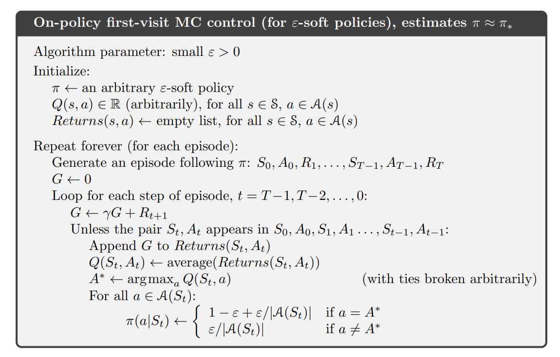 5_4_1_on_policy_first_visit_mc_control