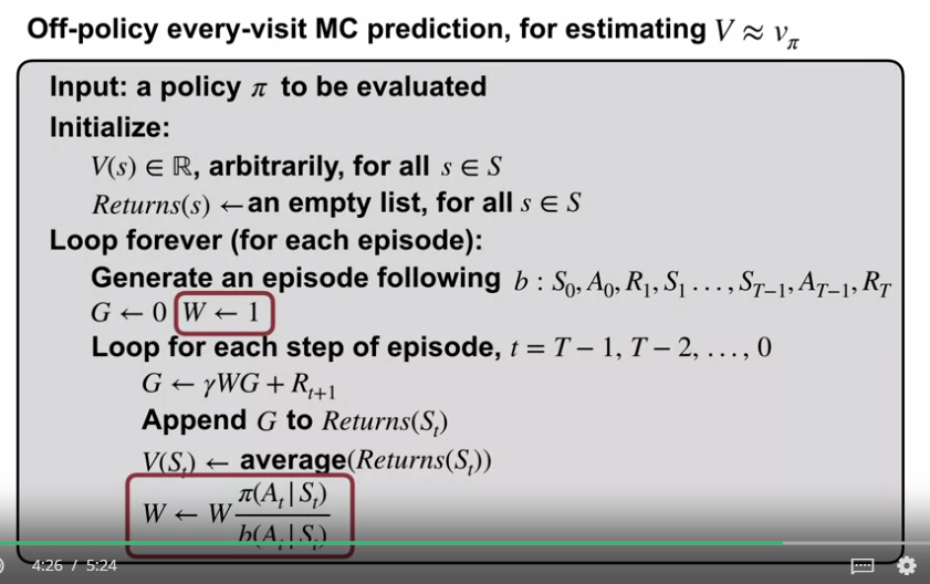 off_policy_every_visit_MC_psuedo_code